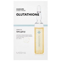 masca cu efect de albire si glutathione missha