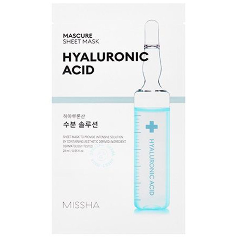 Masca hidratanta cu Acid Hialuronic, 28ml Missha