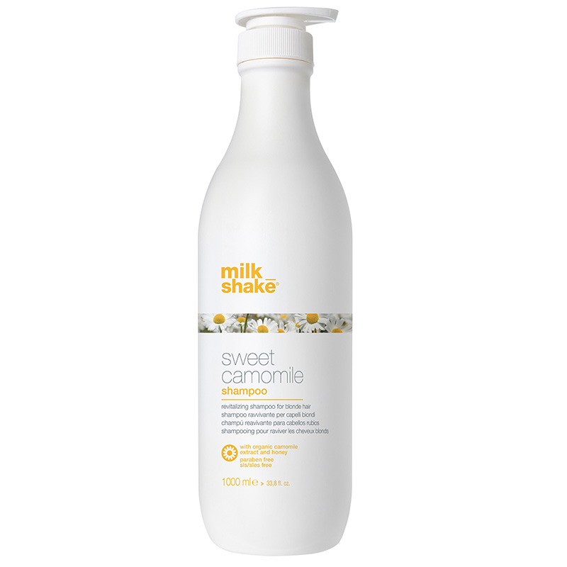 Sampon hidratant si revitalizant pentru par blond Sweet camomile shampoo Milk Shake