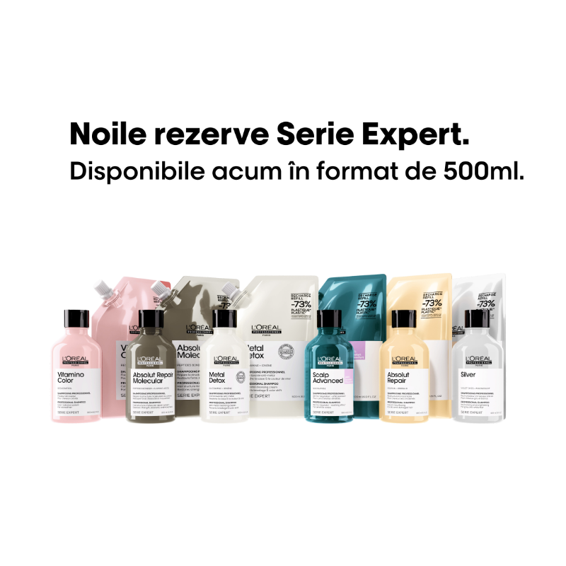 Rezerva sampon pentru par uscat si deteriorat Serie Expert Absolut Repair 
